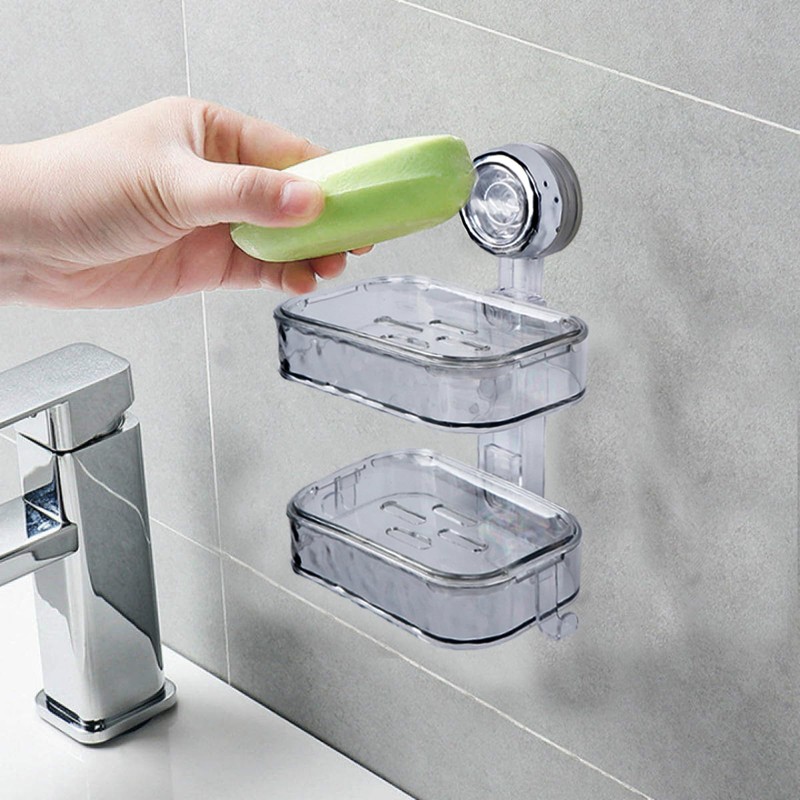 VirtuGro Soap Dish Soap Holder Soap Basket Made of Plastic