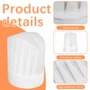12 Pack Chef Hats for Kids, Disposable Paper Chefs Hat