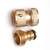 Gardena Coupling Solid Brass Quick Coupling 3/4 Inch Gardena Hose