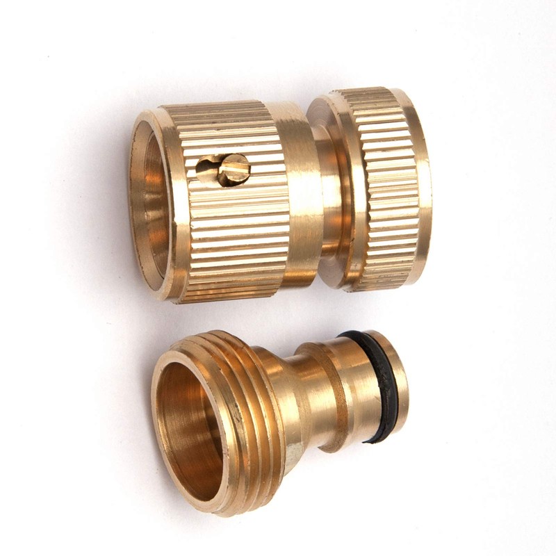 Gardena Coupling Solid Brass Quick Coupling 3/4 Inch Gardena Hose