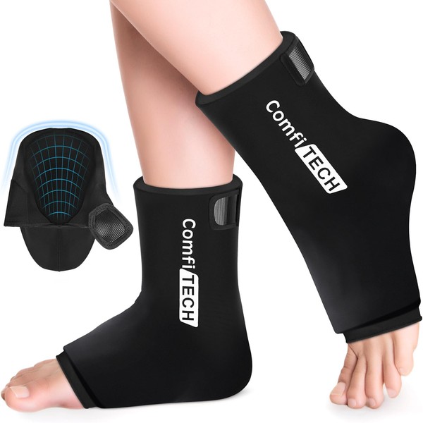 Comfitech Comfitech Ankle Ice Pack Wrap Sleeve with Large Opening,