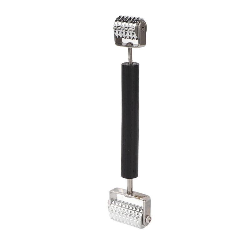 Face Massage Derma Roller Double Head Metal Ridged Derma Roller