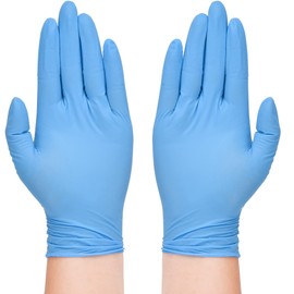 TitanFlex Nitrile Exam Gloves, Blue, 6-mil, XXL, Case of 1000, Heavy Duty Nitrile Gloves Disposable Latex Free, Powder Free, Medical Gloves, Cooking Gloves, Mechanic Gloves, Cleaning Gloves
