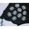 Tupalizy Tupalizy 24x20mm Clear Plastic Cord Locks Double Hole Spring
