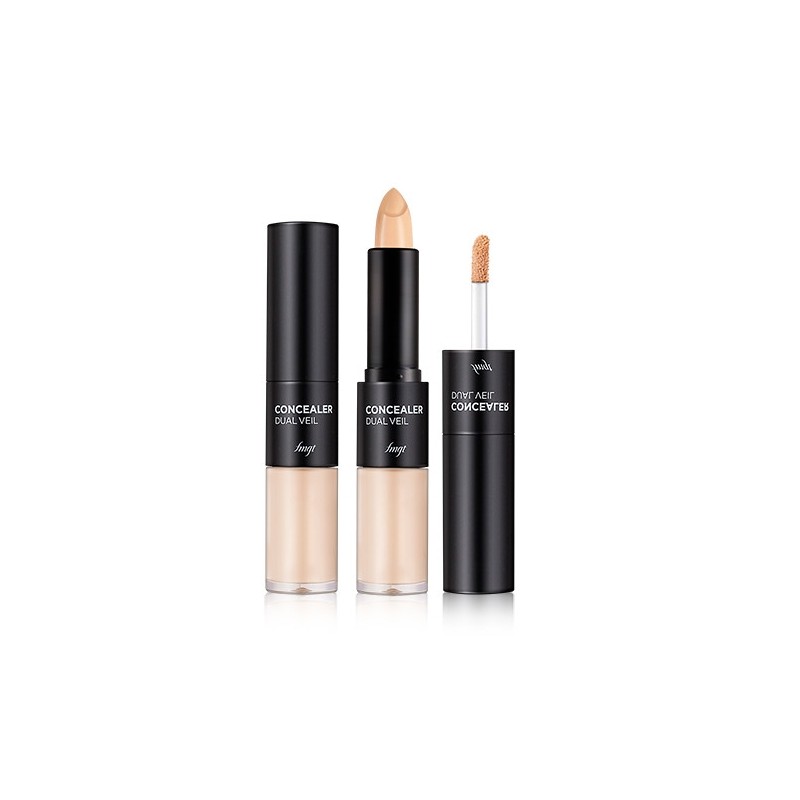 The Face Shop Concealer Dual Veil V201 Apricot Beige /
