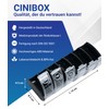 CINIBOX 7 in 1 – Tablettenbox 7 Tage – Anthrazit