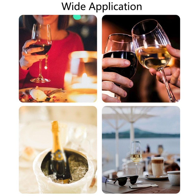 BE-TOOL Champagne Stopper & Red Wine stoppers, 4 Pack Reusable