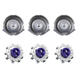 Feuaue New Upgraded 3x SH50/52 HQ8 HQ9 Replacement Shaver Head for S5000 Series S5008, S5010, S5011, S5013, S5015, S5040, S5050, S5051, S5070, S5071, S5072, S5073, S5074