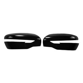 Trim Illusion Gloss Black Car Side Rear View Mirror Cover Compatible with Nissan Rogue 2014-2020 and Compatible with Other Nissan Models, MC6293BLK
