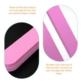 Healvian 20pcs Double-sided Nail Files Mini Manicure and Pedicure Buffing Tools for Home Nail Art Lightweight and Easy to Use Girls and Women