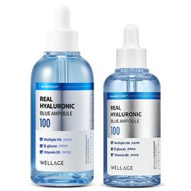 Wellage Real Hyaluronic Blue 100 Ampoule Set 100ml + 75ml, 1 piece