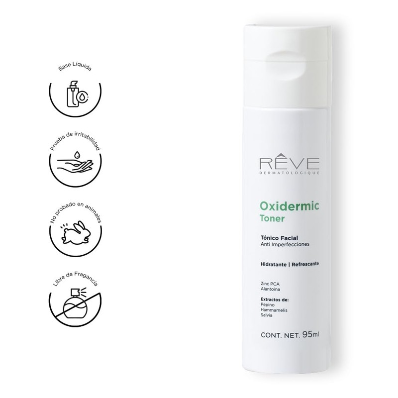 Reve Dermatologique | Oxidermic Tonico Facial Hidratante- 100ML