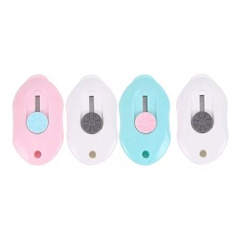 KFMX Set De 4 Mini Cutters Retraible Navaja Oficina Estudiante