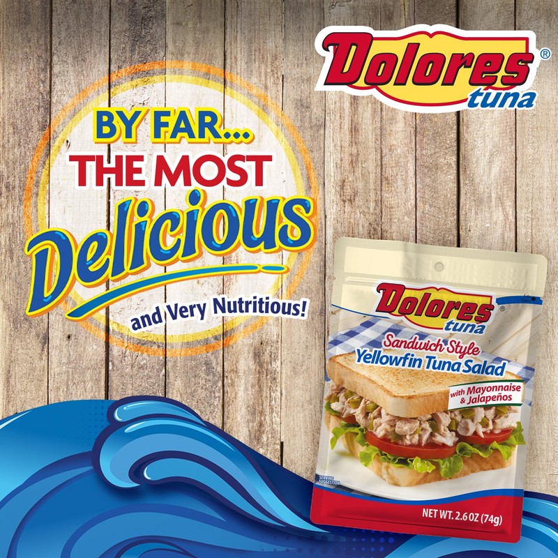 Dolores Chunk Light Yellowfin Tuna with Mayonnaise and Jalapeno Peppers,