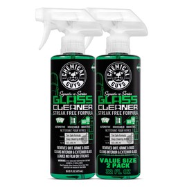 Chemical Guys Glass Cleaner Signature Series 2 Pack (2 x 16 Fl Oz) - Streak-Free Shine For Crystal Clear Windows And Glass, Safe For Cars, Trucks, SUVs, & More - CLD_202_1602
