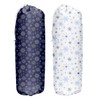 2pcs Blue Plastic Bag Holder Snowflake Grocery Bag Holder and