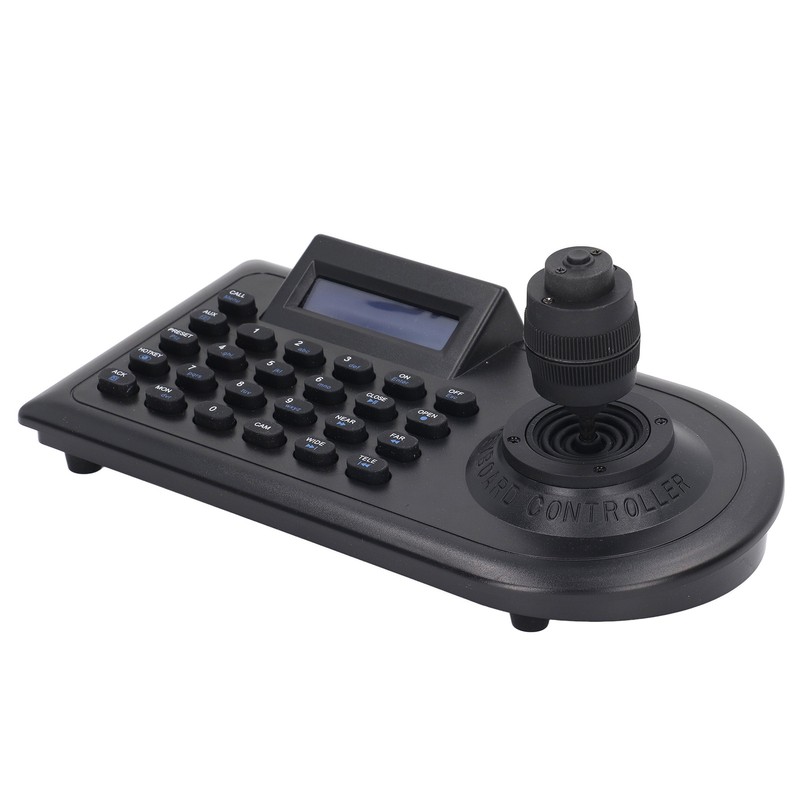 LCD Analog PTZ Camera Keyboard with 4D Joystick PTZ Speed
