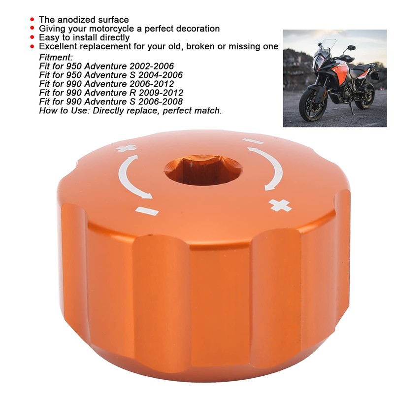 Rotary Knob Rear Shock Absorber Adjustment Screw Compatible with 950/990