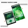 Katomula 100 MTG Card Sleeves with 100 Inner Sleeve, Textured