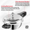 Vinod Cookware Induction Friendly Stainless Steel Sandwich Bottom Pressure Pan