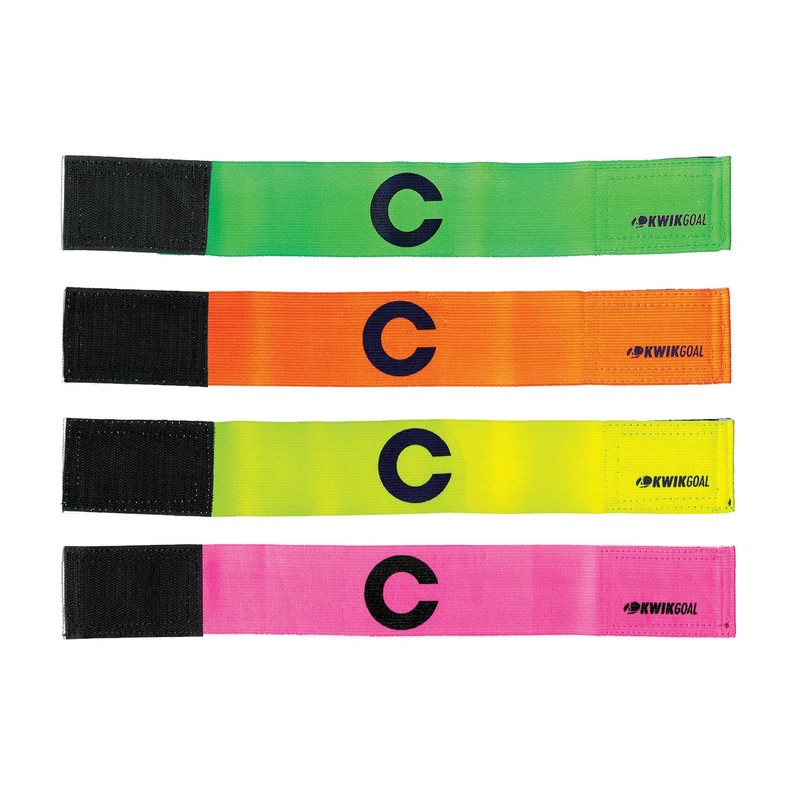 Kwik Goal Captain "C" Arm Band, Pink