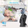 BESKAR USB Small Desk Fan, Portable Fans with 3 Speeds