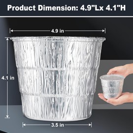 15 Pack BAC407 Grease Bucket Liner for Traeger Grills,Drip Liner Drip Pan for HDW152 Grease Bucket Traeger Pro Series 575/780, 20/22/34, Ironwood 650/885 Grills,Pit Boss Pellet Grill Smoker