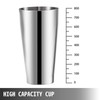 VEVOR Stainless Steel Electric Milkshake Maker, 180W Machine with 800ml