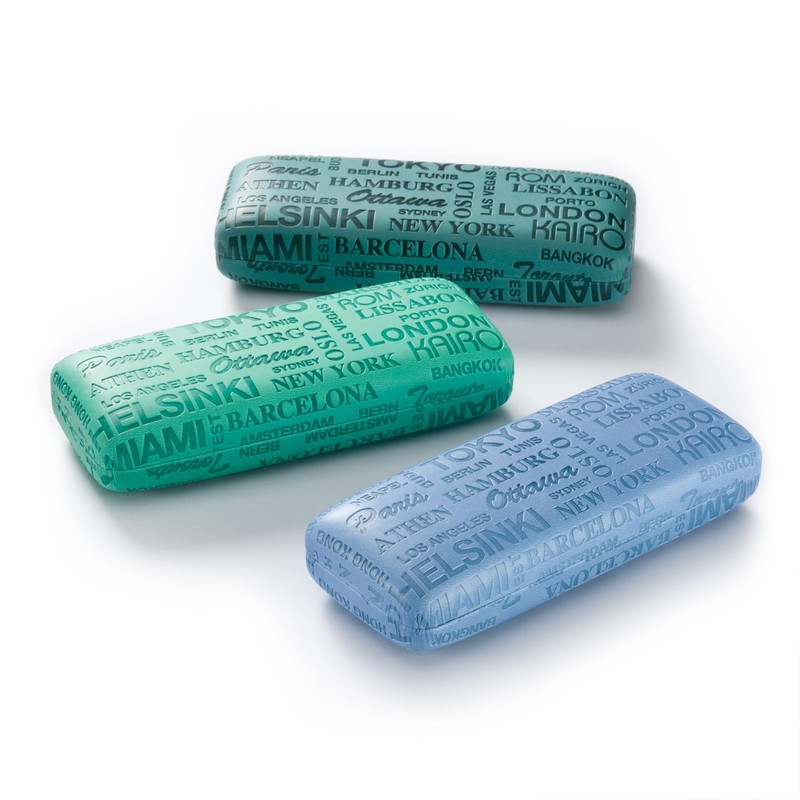 FEFI - Hard Case Glasses Case with Elegant Embossing -