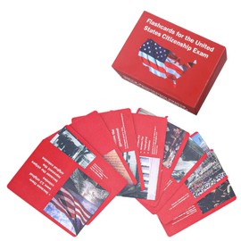 US Citizenship Flash Cards 2025，US Citizenship Test Study Guide Flashcards Book 2025， Bilingual Presidents States and Capitals Flash Cards for Studying with Explanation of The Naturalization Test