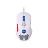 TECHZONE Mouse Gamer RGB NASA Blanco con DPI's Ajustables 800-1600,