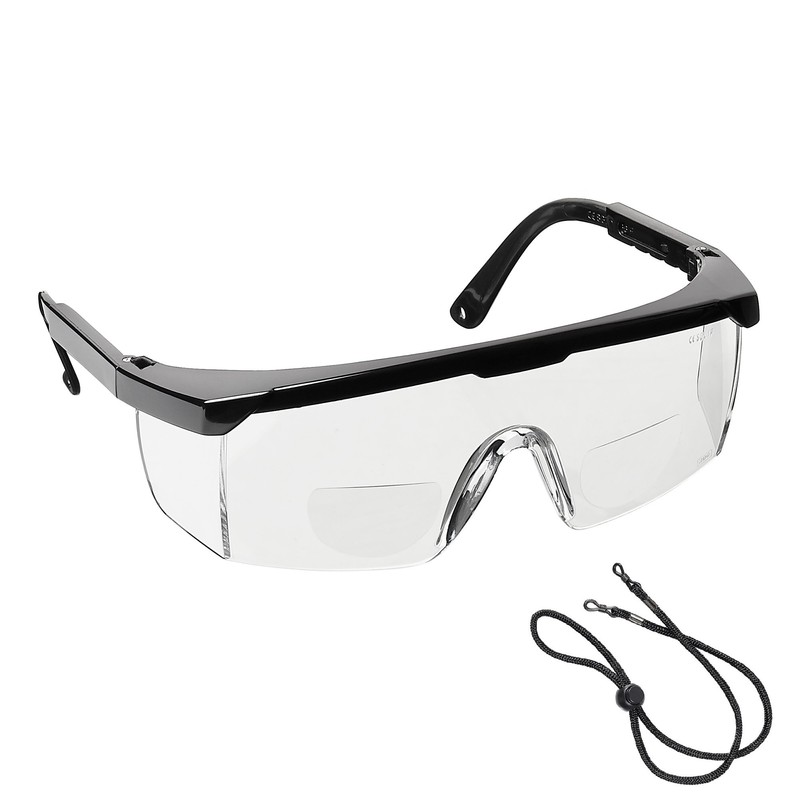 voltX 'Classic' Bifocal Safety Glasses (Clear +3.0 Dioptre) – UKCA