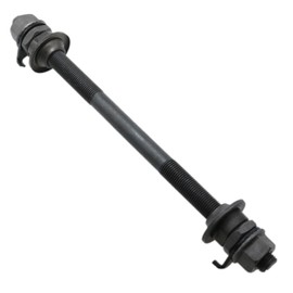 yukata Bike Axle 180 mm /7.08 Inch Bicycle Multiple Speed Rear Hub Axle Rear Hub Axle Bicycle Axle 3/8 "Black 26TPI Bicycle Hub Axle 1PCS