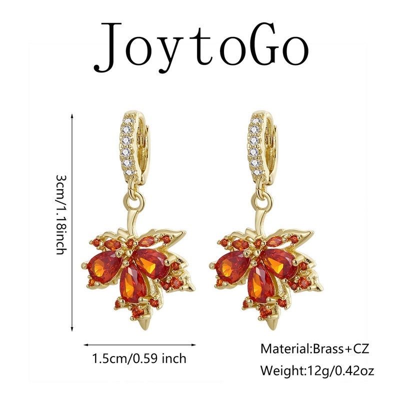 Thanksgiving Fall Earrings Accessories for Women Maple Leaf Fall Earrings