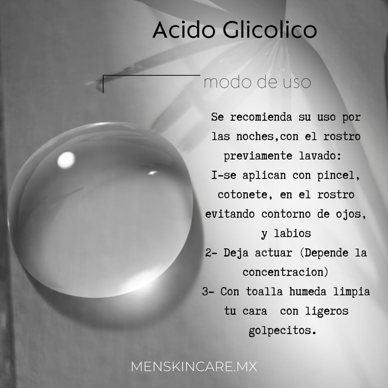 Ácido Glicólico para Peeling Facial (20% + Gel neutralizador post