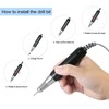 Nail Machine Handpiece Lightweight Easy to Operate Nail Drill Replacement