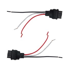3157 Bulb Light Adapter Wiring Harness, Turn Signal Pre-Wired Wire Harness Connector Sockets Wire, Parking Brake Light Socket Replacement Accessories (Multicolored)