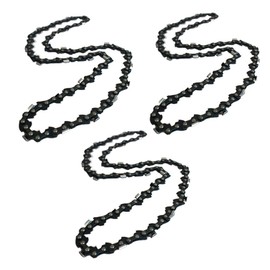 3 pcs Regular Version Mutohiro Saw Chain Compatible with 91VXL-52E [Husqvarna: H35-52E/Steel: 63PM3-52]