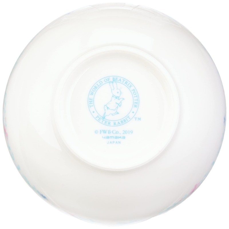 Yamakasyoten PR490-312 Peter Rabbit "Wreath" Rice Bowl