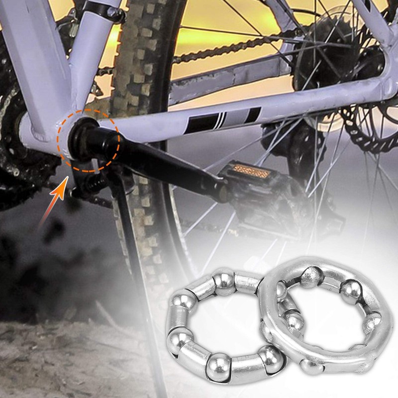 2pcs 37.6mm x 7 Bicycle Ball Bearings Crank Wheel Bearing