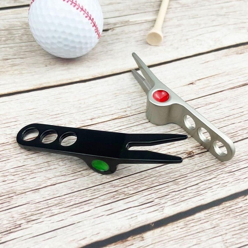 Opemg 1 x Silver Resistant Golf Ball Fork Pivot Pivot