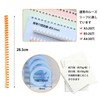 EUSTACE 12 Pcs 30 Holes Loose Leaf Ring Loose Leaf