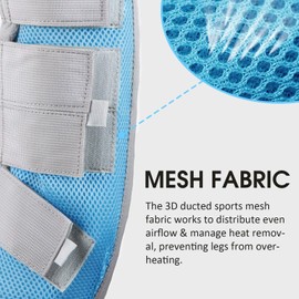 Harrison Howard Horse Fly Boots Leg Guards Fly Boots Protection Set of 4 Voodoo Blue Medium Cob