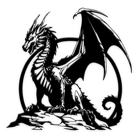 Rajukit Metal Dragon Wall Art – Dragon Wall Decor,Western Room Decor,Fantasy Decor for Living Room Bedroom Office