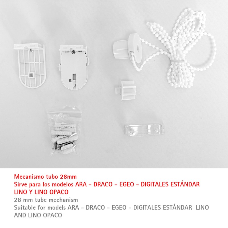 Blindecor | Kit di meccanismo per tende avvolgibili | Compatibile