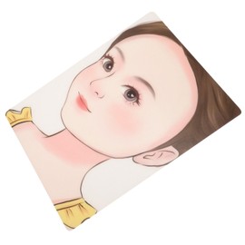 LALAFINA Face Painting Supplies Practice Board Reusable Face Makeup Template 5 Sense Organs