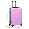 Udorich Travel in Style with Lightweight Hardcase Trolley, Durable ABS