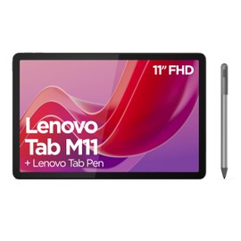 Lenovo Tab M11 Tablet | 11 Inch WUXGA Touch Display | MediaTek Helio G88 | 8GB RAM | 128GB SSD | Wi-Fi | Android 13 | Grey | Includes Tab Pen
