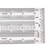 T Rule Stainless Steel Silver Scribing Ruler Woodworking Measuring Tool