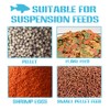 Fish Feeding Ring, Fish Safe Floating Food Feeder Circle Blue,